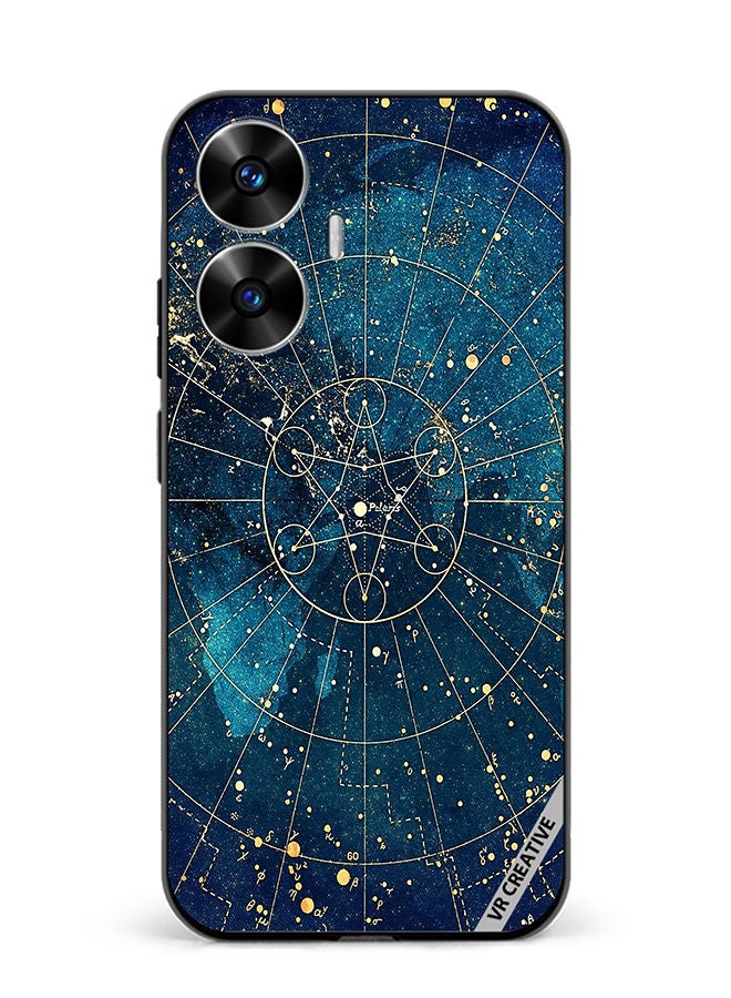 VR CREATIVE Protective Case Cover For Realme C55 Zodic And Astrology Design  Multicolour - Image 1