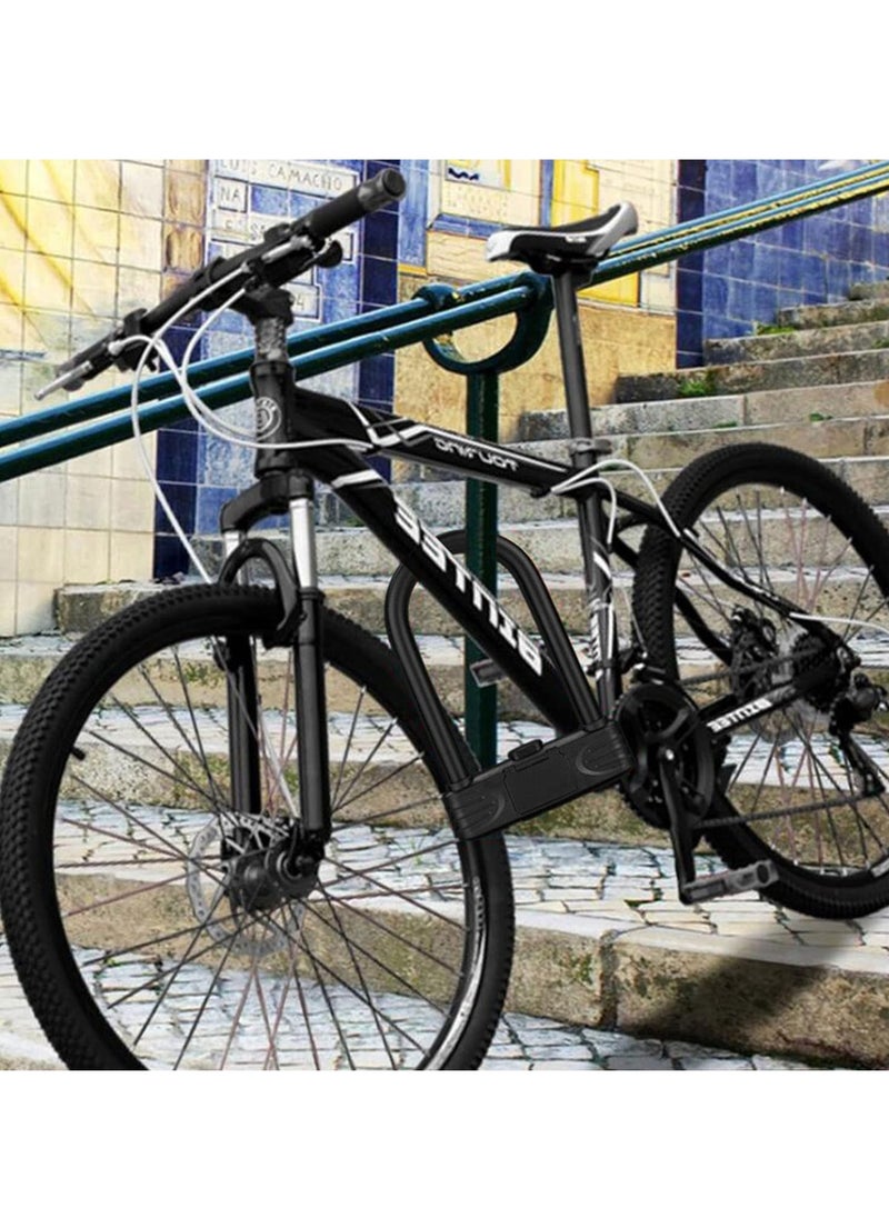 Excefore - Bike U Lock Heavy Duty Anti Theft, 4 Digit Combination Password Bicycle Lock with U-Lock Shackle, U Bolt Bike Lock for E-Bike, Mountain Bike, Road Bike - Image 1
