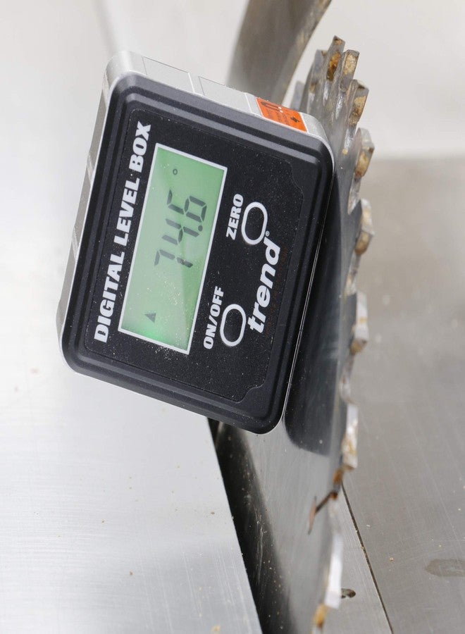 Trend Digital Level Box and Angle Finder (Magnetic Base & LCD Display) for Woodworking and Accurate Table/Miter Saw Angle Setting, Black, DLB - Image 4