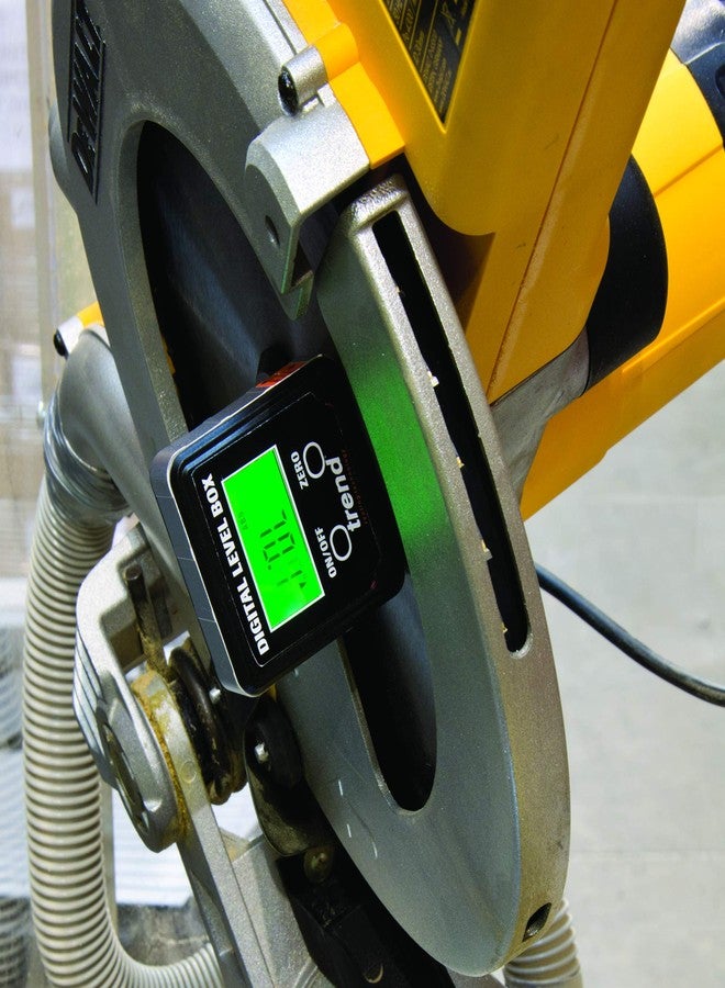 Trend Digital Level Box and Angle Finder (Magnetic Base & LCD Display) for Woodworking and Accurate Table/Miter Saw Angle Setting, Black, DLB - Image 5