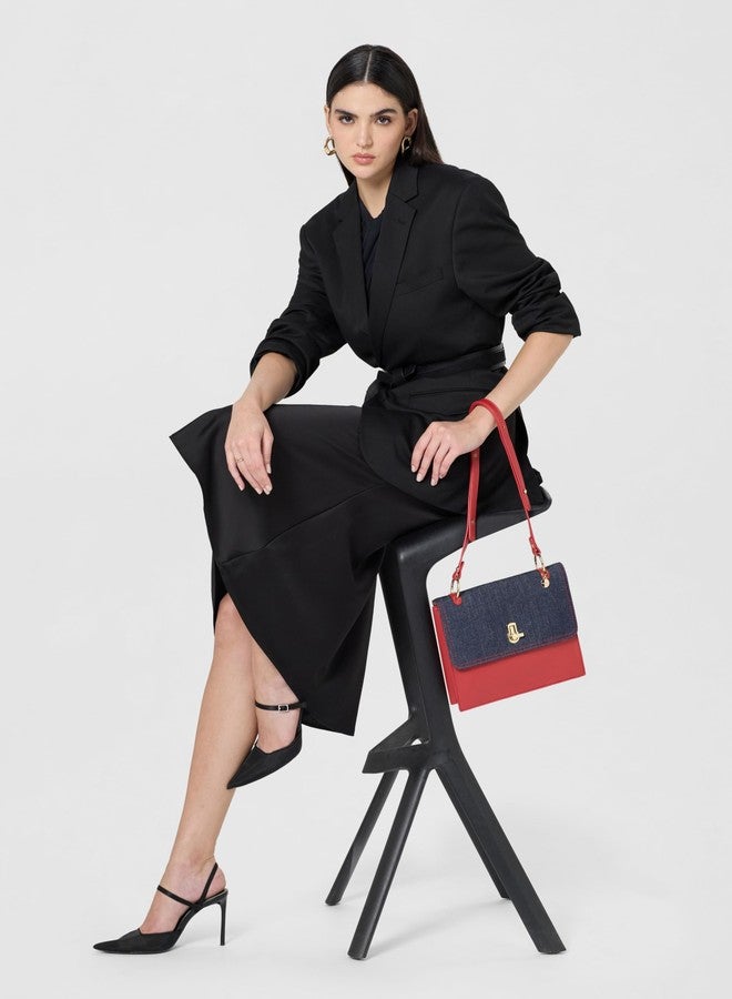 Caprese womens TAYA S Small RED Satchel - Image 2