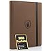 Fabmaker Premium 9 Pocket Card Binder for 360 Cards Fabmaker PU Cover Trading Card Binder Sturdy Card Collection Album Sleek Card Holder Folders for Game Cards Sports Cards Brown - Image 3