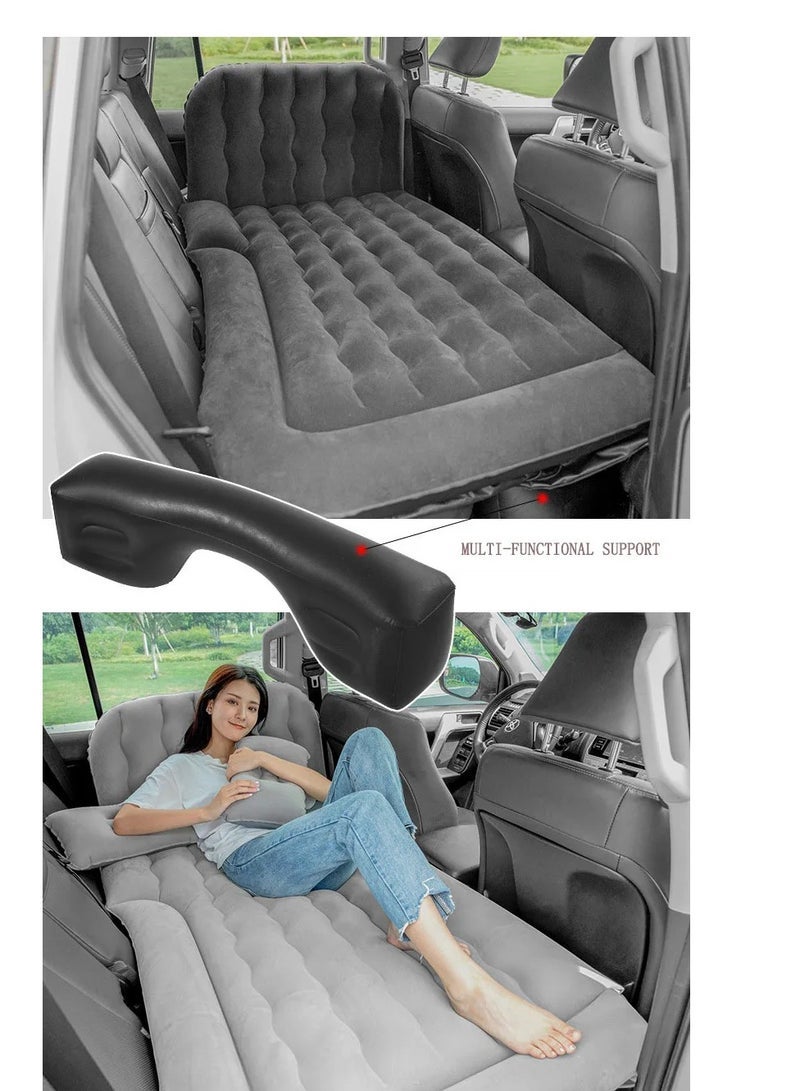 ELTRAZONE Car Travel Inflatable Mattress Air Camping Universal Suv Back Seat Extended Sofa Bed Flocking 2. - Image 5