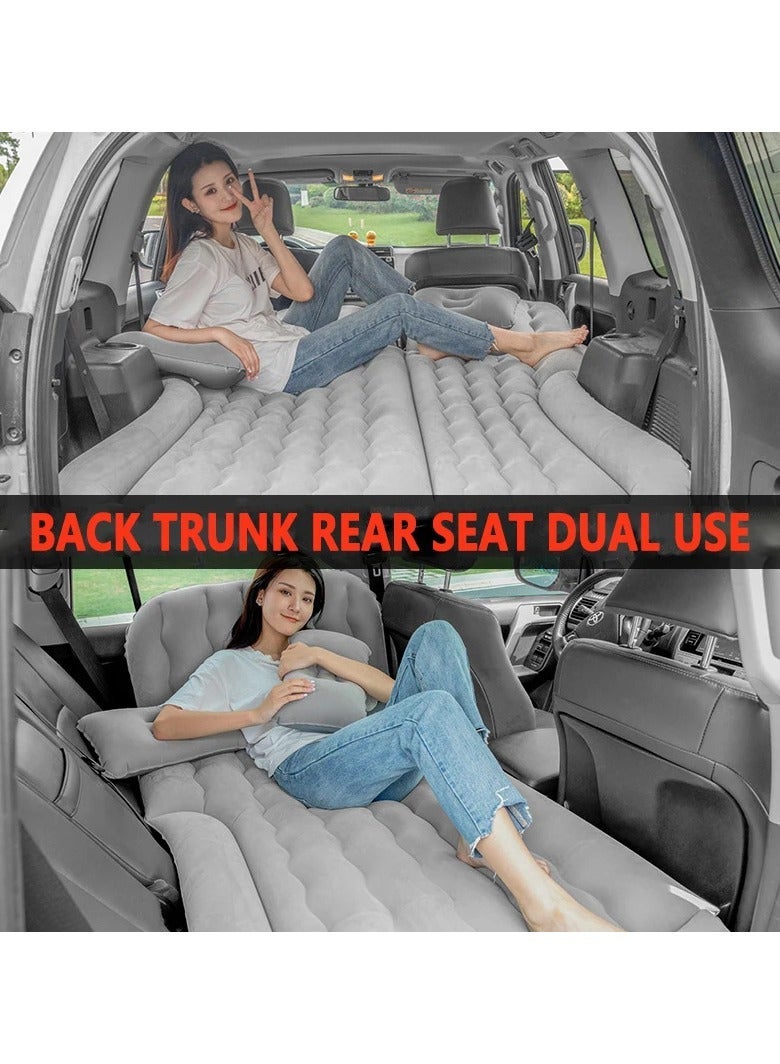 ELTRAZONE Car Travel Inflatable Mattress Air Camping Universal Suv Back Seat Extended Sofa Bed Flocking 2. - Image 4