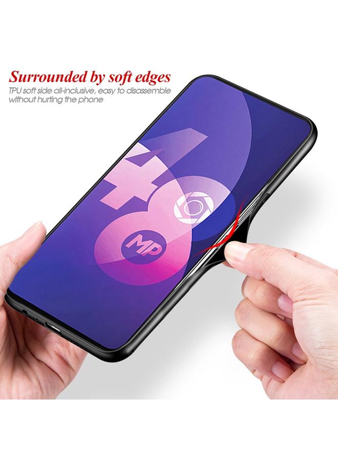 اس-توب جراب لهاتف OPPO F11 Pro، جراب زجاجي متدرج الألوان - Image 4