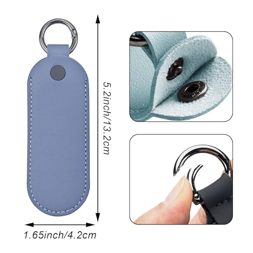 Arvintas 4PCS Flash Drive Case, Leather Storage Case, Flash Drive Storage Bag Pen Drive Protective Cover Memory Stick Case (Style 2) - Image 2