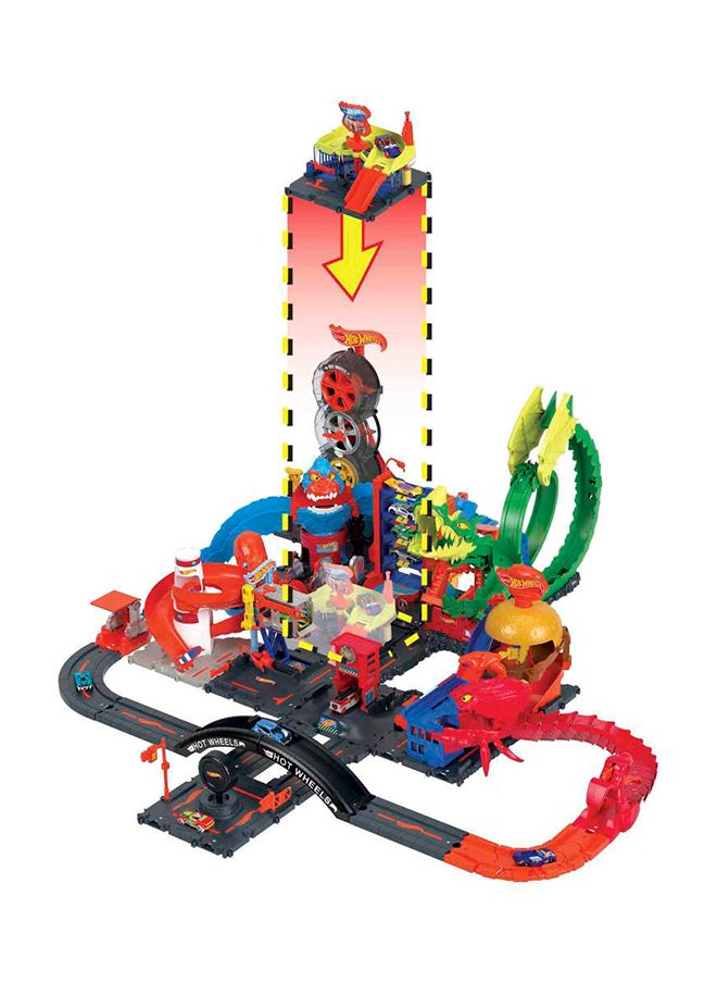 Hot Wheels City Downtown Express Car Wash Playset With 1   Car, Connects To Other Playsets & Tracks, Gift For Kids Ages 4 To 8 Years Old  - Image 5