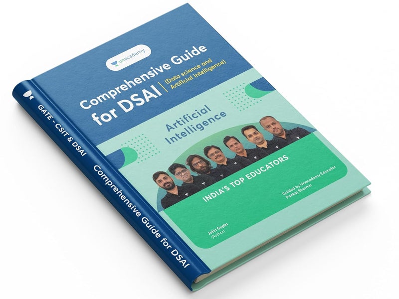 GATE Data Science – Complete Guide for Engineering Mathematics, Programming, Data Structures, DBMS, Machine Learning, and AI | Unacademy | English | ... New Edition | Set of 5 Books | 2025 - 26 | AI - Image 2