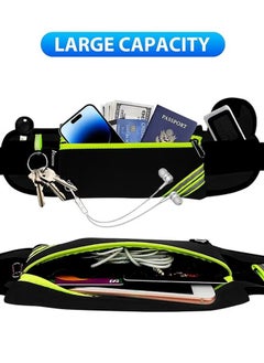 Generic Waist Pack Bag for Hiking Cycling Workout, Reflective Runners Belt Jogging Pocket Belt, Travelling Money Phone Holder for Running  - Image 3