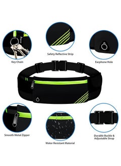 Generic Waist Pack Bag for Hiking Cycling Workout, Reflective Runners Belt Jogging Pocket Belt, Travelling Money Phone Holder for Running  - Image 4