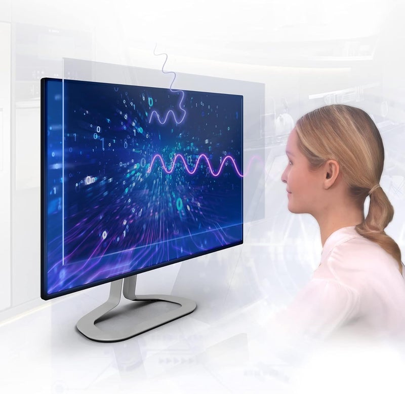 EZ-Pro Screen Protector Premium Anti Blue Light and Anti Glare Screen Protector (3 Pack) for 19 Inches Widescreen Desktop Monitor. Filter Out Blue Light and Relieve Computer Eye Strain to Help You Sleep Better - Image 1