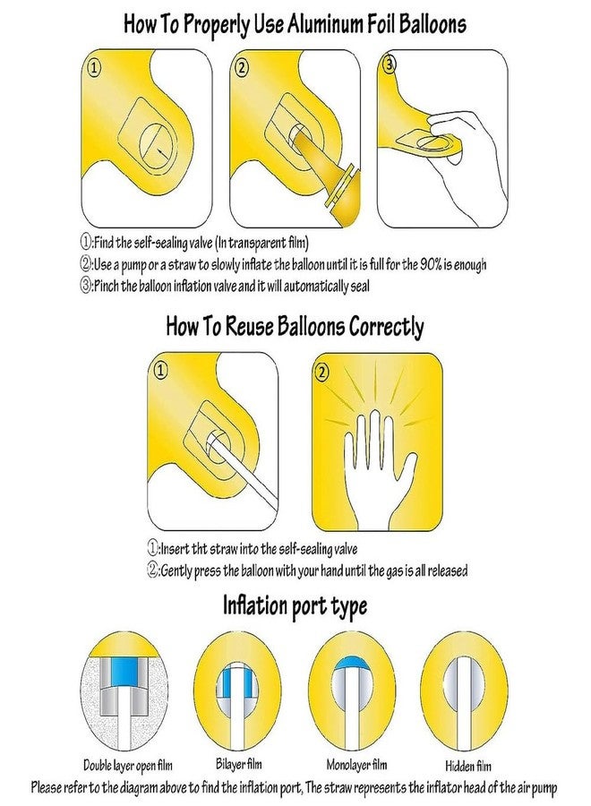 Balloonistics Number 7 Foil Balloon, 16 Inch (Gold) - Image 5