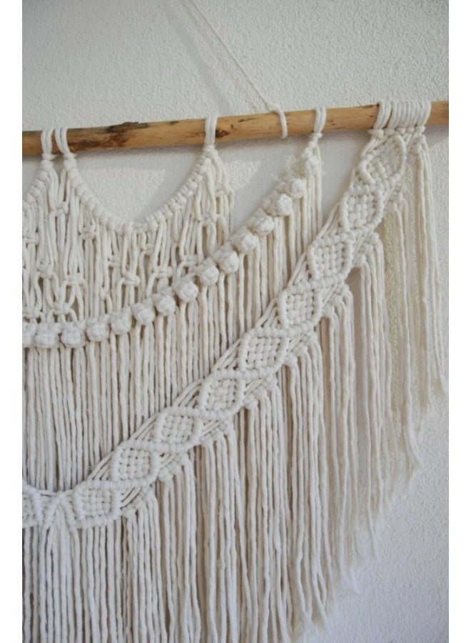 Home Gallery Large Size Handmade Macrame Wall Hanging Handmade  - Image 5