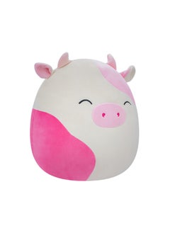 Squishmallows 16 inch Large Plush Caedyn Pink Spotted Cow with Closed Eyes Officially Licensed Kellytoy Plush Toy Colorful Soft Gift for Kids Girls & Boys Washable Squishy Stuff Toy Multicolor All Age  - Image 2