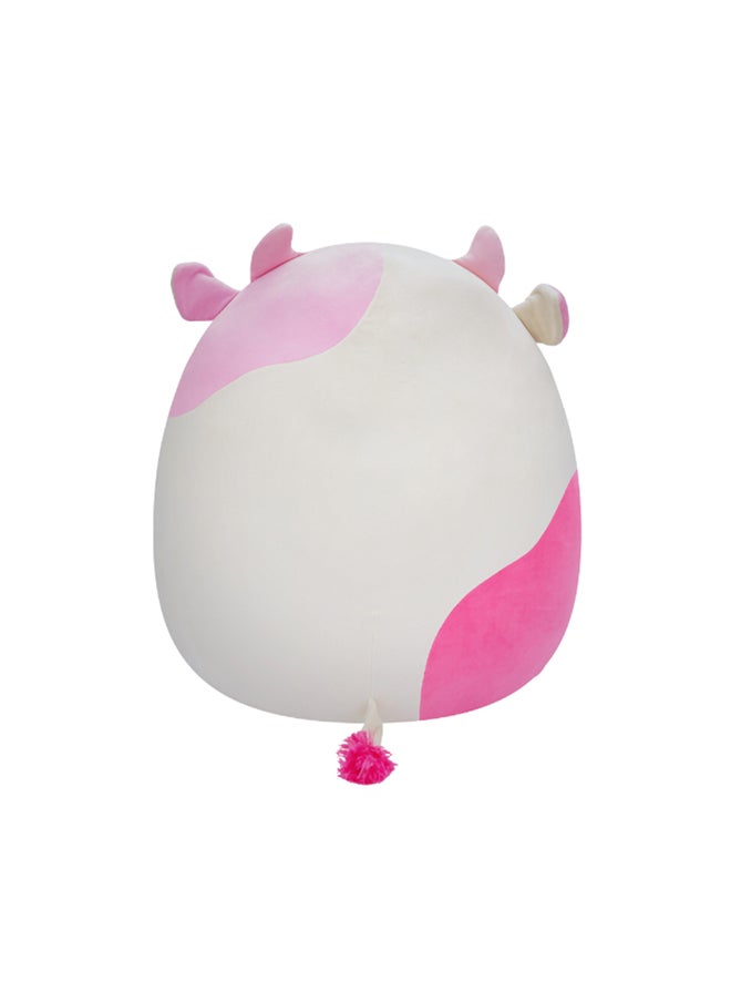 Squishmallows دبدوب كايدن الوردي المنقط الكبير 16 إنش ذو العيون المغلقة مرخص رسميًا من كيلي توي لعبة محشوة ملونة هدية ناعمة للأطفال الفتيات والأولاد قابلة للغسل لعبة قابلة للعصر متعددة الألوان لجميع الأعمار  - Image 4