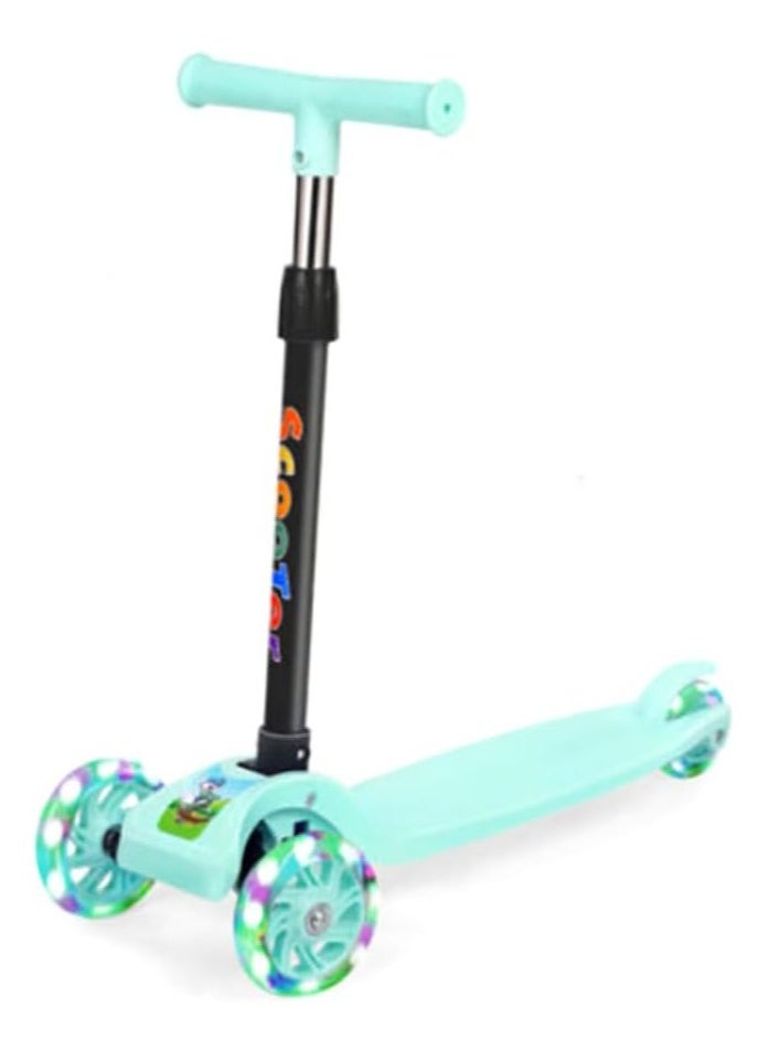 Generic Scooters for Kids Toddler Scooter - Deluxe Aluminum 3 Wheel Glider, Lean 2 Turn Wheels, Step 4 Brake, Toddlers Training Three Wheeled Kid Ride on Toys Best for Little Boys & Girls -  - Image 1