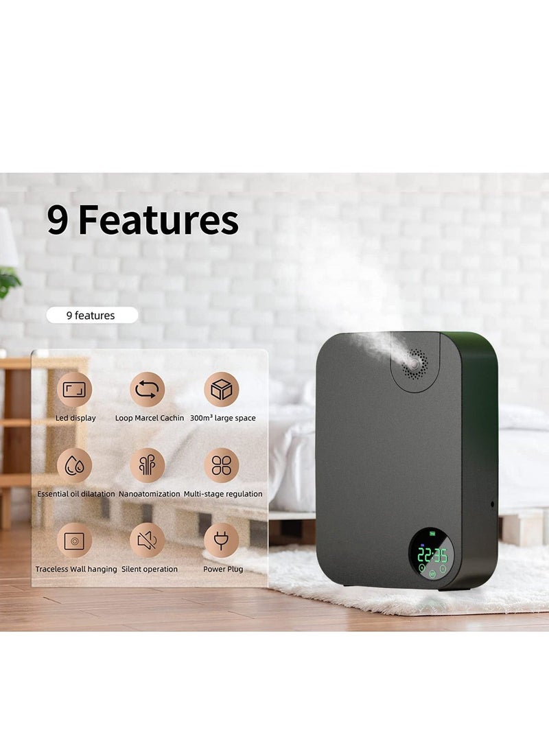 Scent Air Machine, Professional Fragrance Nebulizing Diffusion System, LCD Touch Panel, Waterless Aromatherapy Diffuser Cover Up to 3000 sq ft. Noise<35dba. Cycle Timing Mode - Image 2