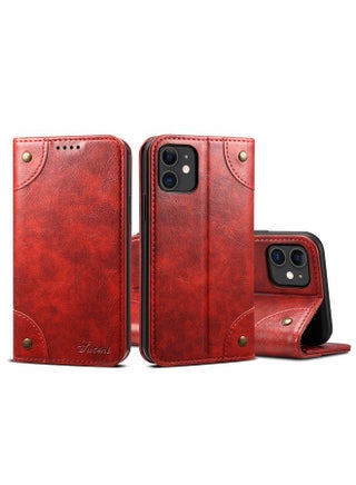 Case Cover For iPhone 11 Baroque Simple Horizontal Flip Leather Case, with Holder & Card Slots & Wallet Red - pzsku/ZC06EA4E6776CC4141B88Z/45/_/1712357908/8f62588f-7fb8-4983-ae7a-d247bda45a46