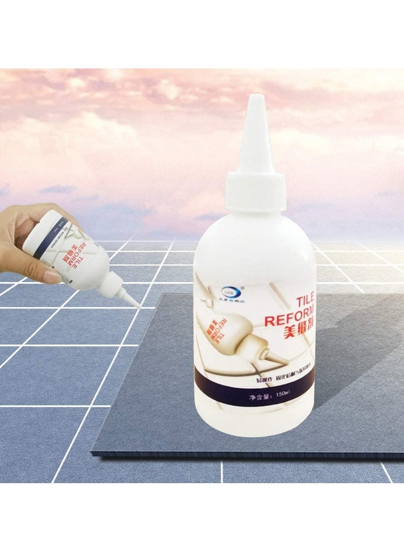 Grout Tile Reviver Repair, 280ml Household Waterproof Tile Gap Replacement Agent Tile Reform Coating Mold Cleaner Tile Sealer, Tile Gap Refill Agent Tile Reform Coating Mold Cleane  - Image 1
