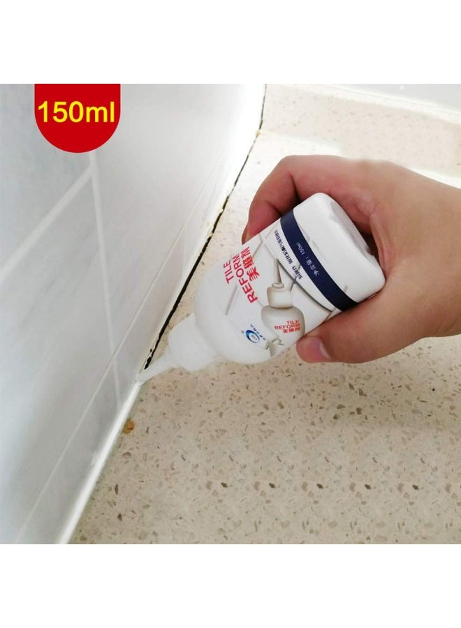Grout Tile Reviver Repair, 280ml Household Waterproof Tile Gap Replacement Agent Tile Reform Coating Mold Cleaner Tile Sealer, Tile Gap Refill Agent Tile Reform Coating Mold Cleane  - Image 5