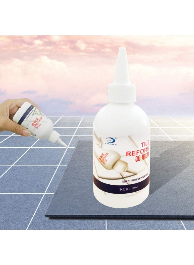 Grout Tile Reviver Repair, 280ml Household Waterproof Tile Gap Replacement Agent Tile Reform Coating Mold Cleaner Tile Sealer, Tile Gap Refill Agent Tile Reform Coating Mold Cleane  - Image 4