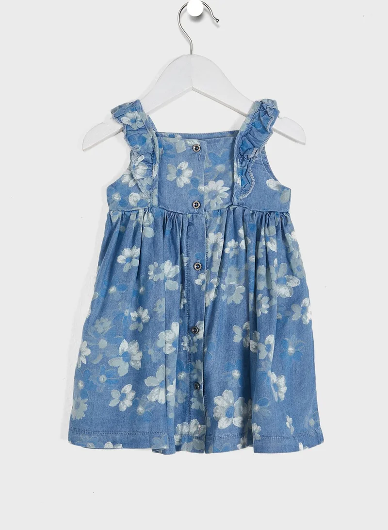 Babybol Kids Printed Dress