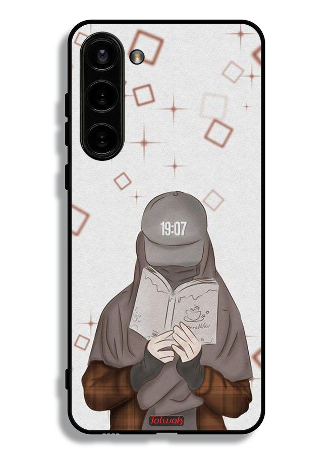 Tolwak Samsung Galaxy S23 Plus 5G Protective Case Cover Girl Reading Art - Image 3