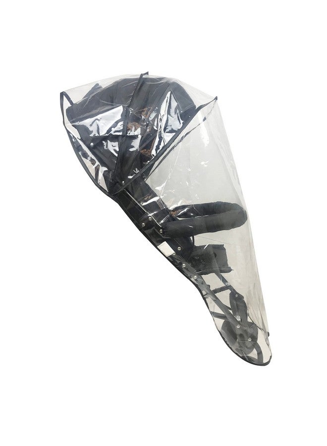 LLUFO Stroller Rain Cover Baby Stroller Cover for Toddler Umbrella Stroller,Lightweight Travel Stroller,Windproof Waterproof Weather Shield,Compact Stroller Accessories EVA Material Odourless - Image 3