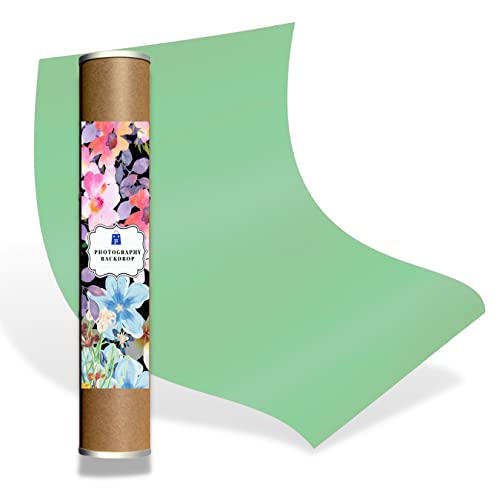 Royalkart 4.5ft x 2.2ft PVC Backdrops for Photography Waterproof | Flatlay Photography Backdrops for Product Photoshoots (Green) - Image 1