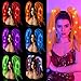 Jerify 6 Pcs Glow in The Dark Headband LED Hairband Flashing Party Multicolor Accessories for Rave Carnival Neon 6 Colors - Image 2
