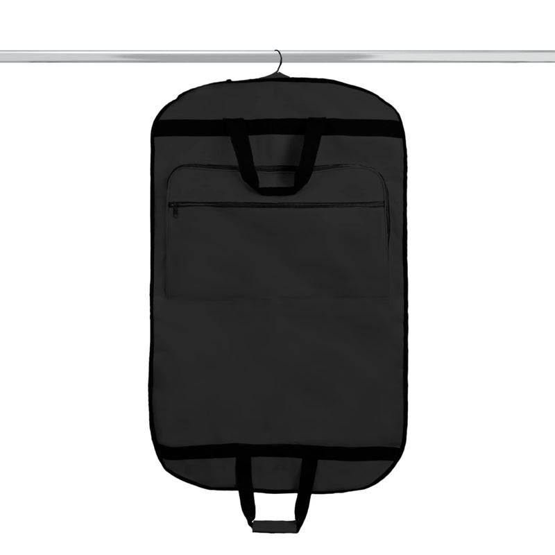 DALIX 39" Business Garment Bag Cover for Suits and Dresses Clothing Foldable w Pockets - Image 3