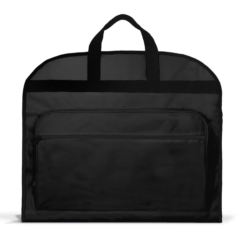 DALIX 39" Business Garment Bag Cover for Suits and Dresses Clothing Foldable w Pockets - Image 2