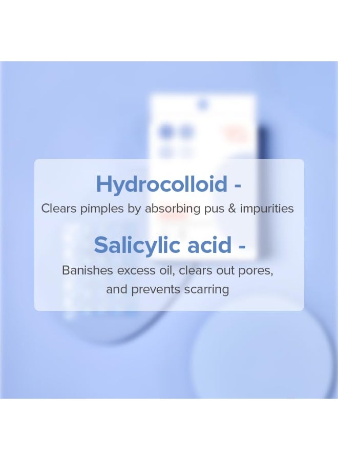 نوا رقعة نوا لعلاج حب الشباب | ٣٦ رقعة هيدروكولويد وحمض الساليسيليك | تمتص الزيوت وتمنع الندبات | علاج ليلي | لجميع أنواع البشرة | رقعة حب الشباب للوجه - Image 2