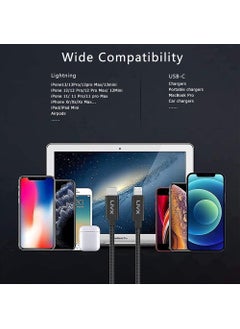Livx Horizontal 20W Type C To Lightning 2 Meter Apple iPhone iPad Fast Charging and Data Cable Space Gray Ipblt  - Image 5