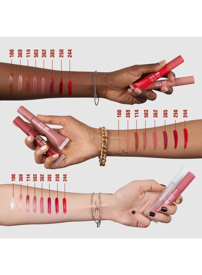 3INA MAKEUP - Vegan - Cruelty Free - The Lip Gloss 100 - Clear Lip Gloss - Mirror-effect - Glossy Look - Creamy Texture - Highly Pigmented - Lip Gloss with wand - Image 5