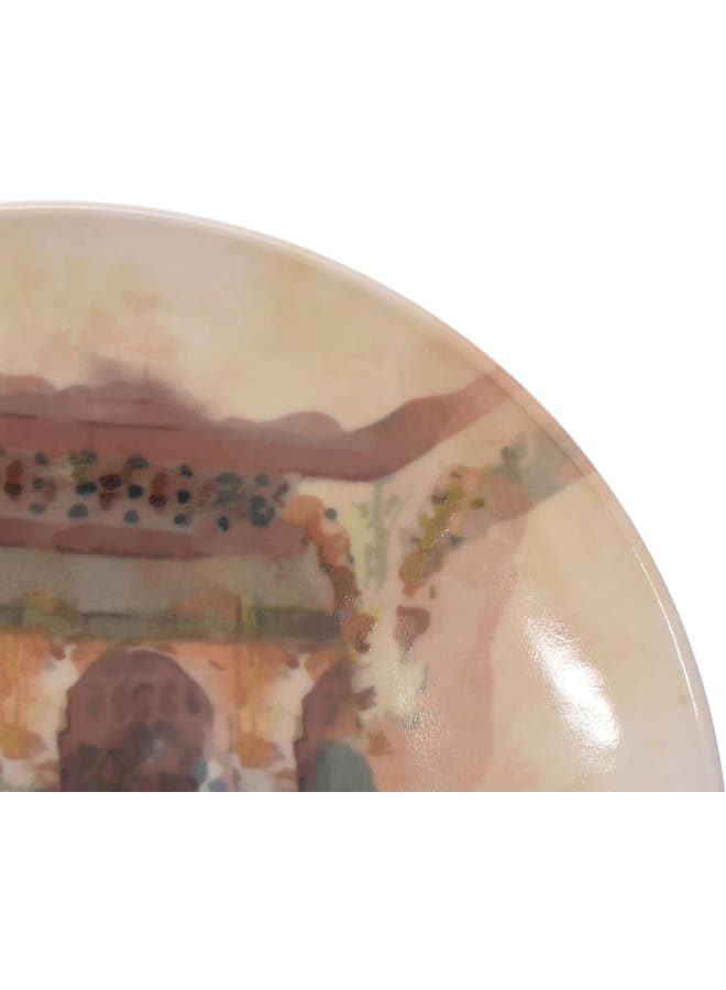 Zinnia Rosa By Zinnia  Islamic 2 Coup Dessert Plate 21Cm - Image 2