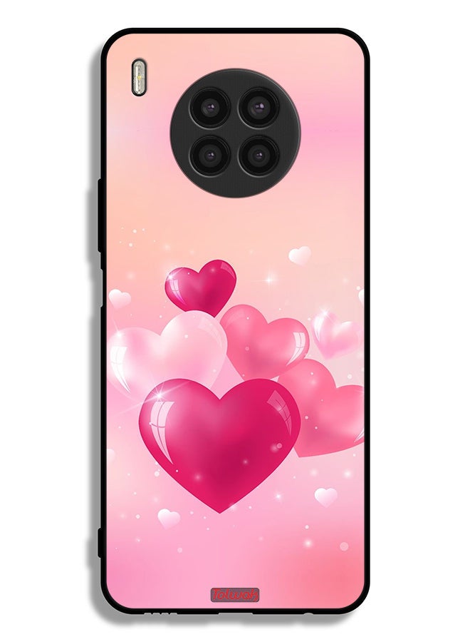 Tolwak Huawei nova 8i Protective Case Cover Beautiful Hearts Art - Image 2