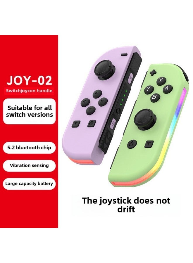 Switch Joycon Left And Right Gamepads With RGB Lights To Wake Up Vibration Glare Somatosensory Bluetooth Gamepads-Product Color:Pink  - Image 3
