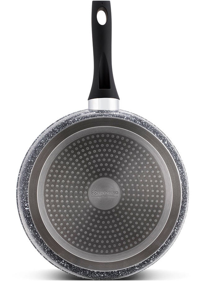 EDENBERG - 28Cm Fry Pan With Lidcoating : Ceramic-Granite Coat, Non-Stick, Pfoa Free Diameter : 20Cm - Image 1