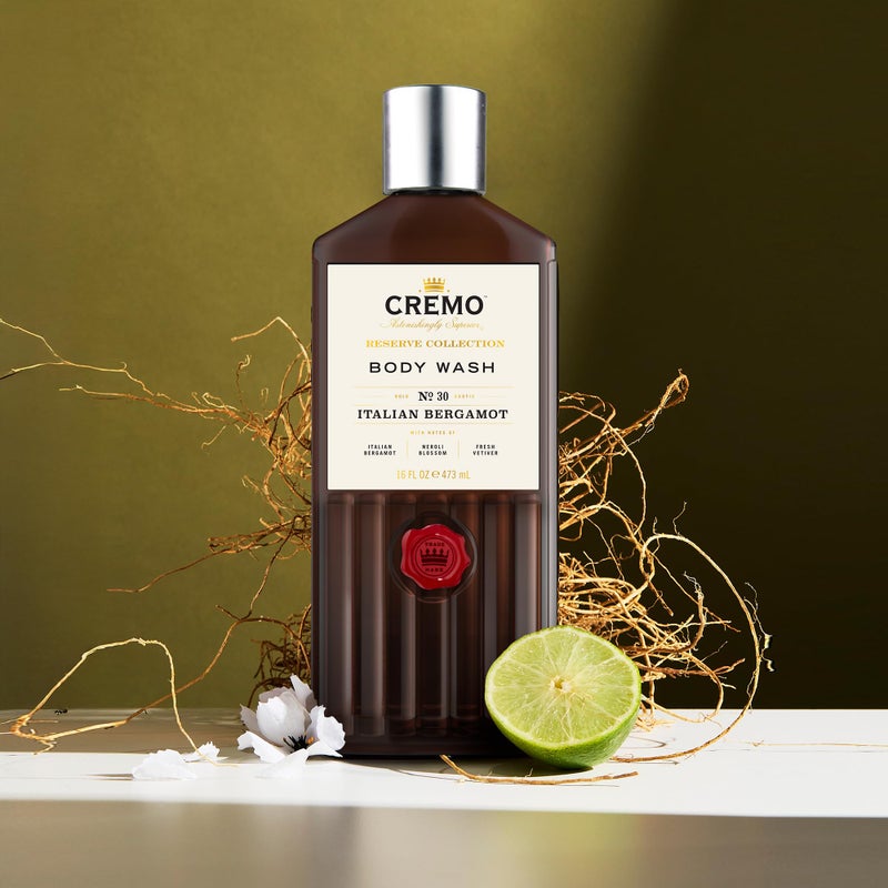Cremo Body Wash Men, Notes of Italian Bergamot, Neroli Blossom, and Fresh Vetiver, Rich-Lathering Italian Bergamot, 16 Fl Oz - Image 5
