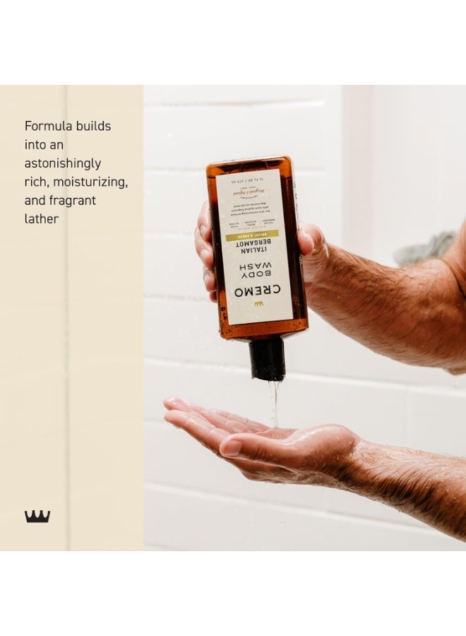 Cremo Body Wash Men, Notes Of Italian Bergamot, Neroli Blossom, and Fresh Vetiver, Rich-Lathering Italian Bergamot, 16 Fl Oz - Image 5