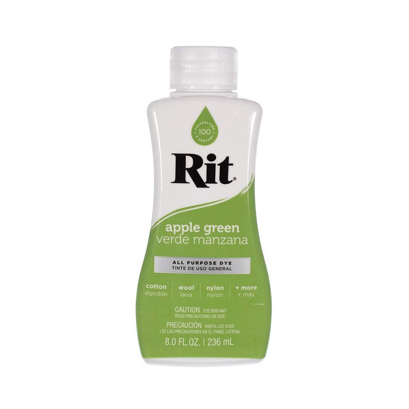 Craft County Rit Dye Liquid â€“ Wide Selection of Colors â€“ 8 Oz. (Apple Green) - Image 1