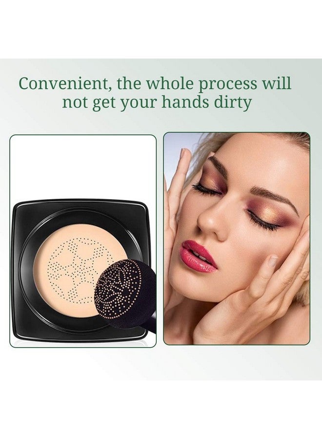 Mroobest Avocado Bb Air Cushion Cc Cream All Day Nude Foundation Even Skin Tone Makeup Base Moisturizing Easy To Apply 0.5 Fl Oz - Image 3