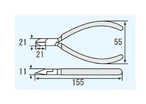 Engineer مهندس NK-36 مقصات القطع القطرية الثقيلة 6.1 بوصة، كماشير ذو حدين احترافي، صنع في اليابان. - Image 3