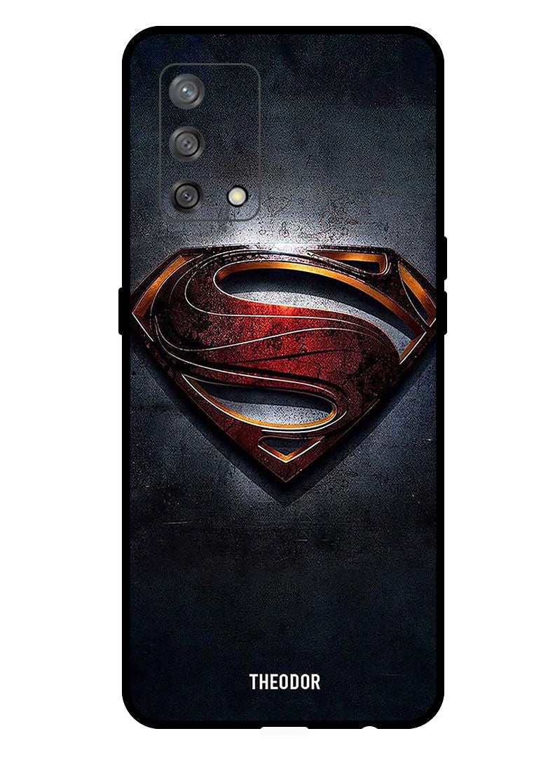 Theodor Protective Case Cover For OPPO F19/A74  Supe Man - Image 1