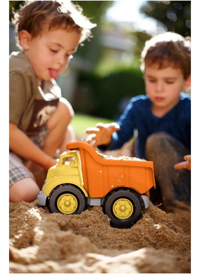 Green Toys Dump Truck Yellow/Orange  - Image 3