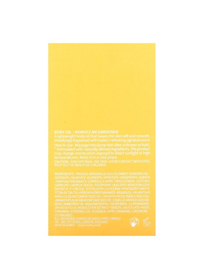 Huxley Huxley, Secret of Sahara, Body Oil, Moroccan Gardener, 3.38 fl oz (100 ml)  - Image 3
