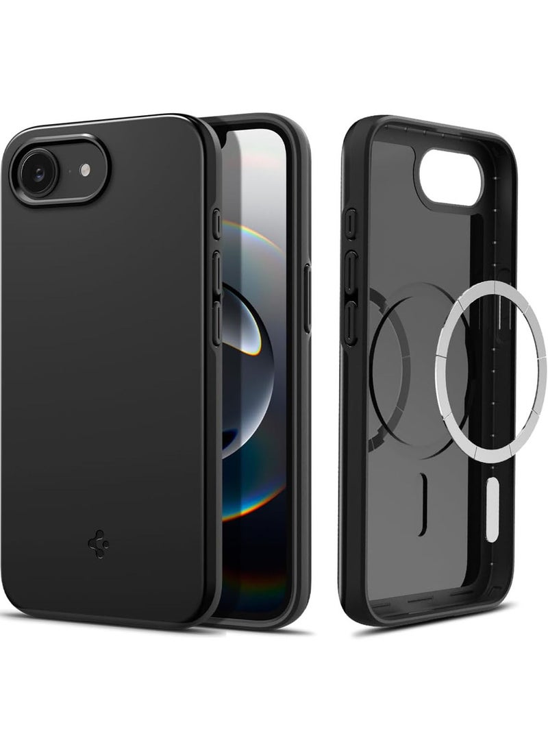 Spigen Thin Fit MagFit for iPhone 16e MagSafe Case Cover (2024) - Black  - Image 1