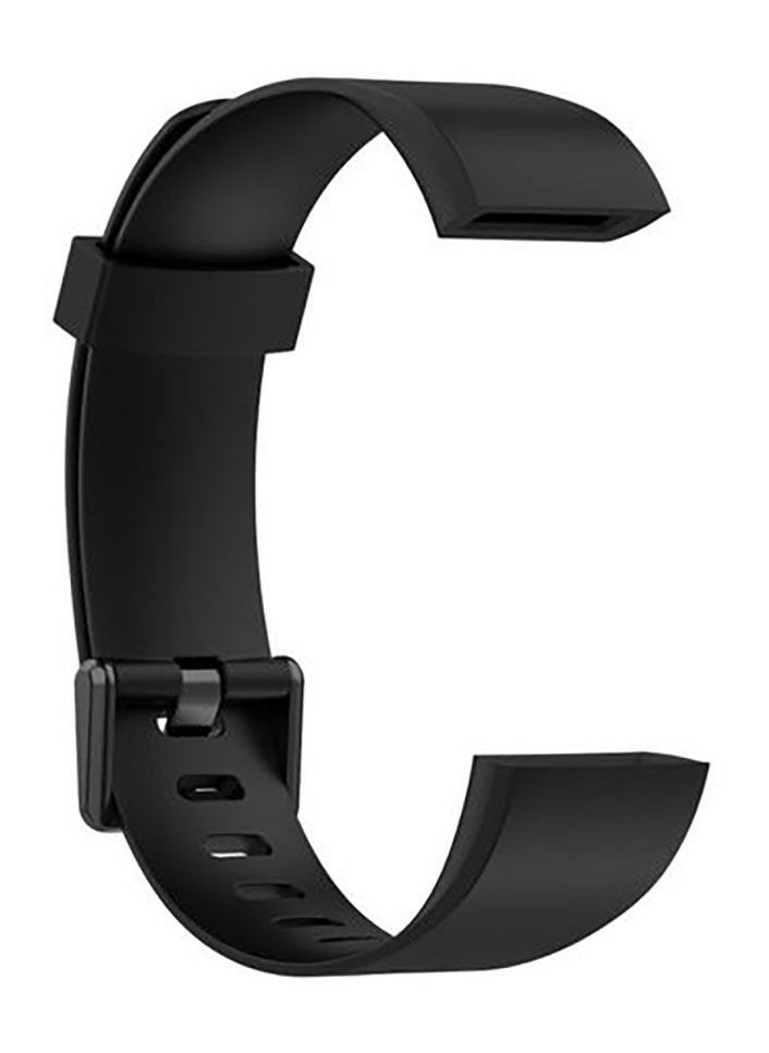 ماركة غير محددة - سوار من السليكون لساعة ريلمي باند - اسود Realme Band - Image 1