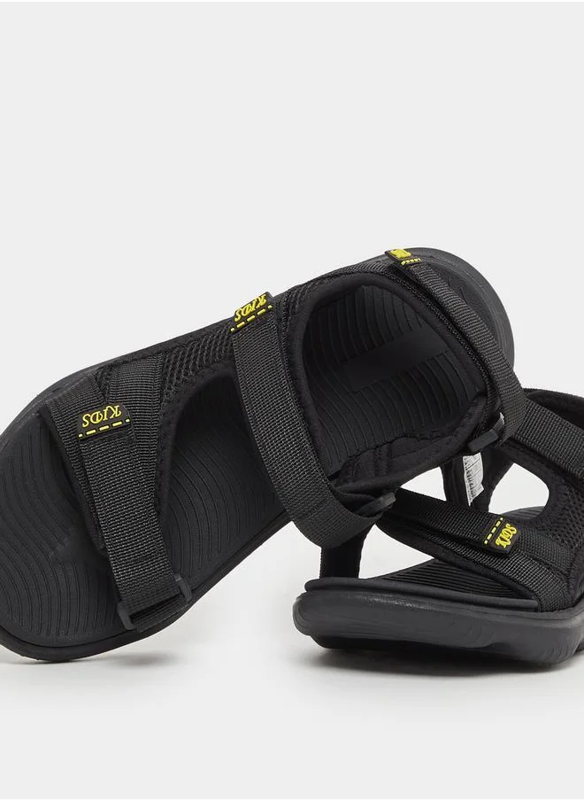Styli Comfort Sandals with Hook and Loop Closure